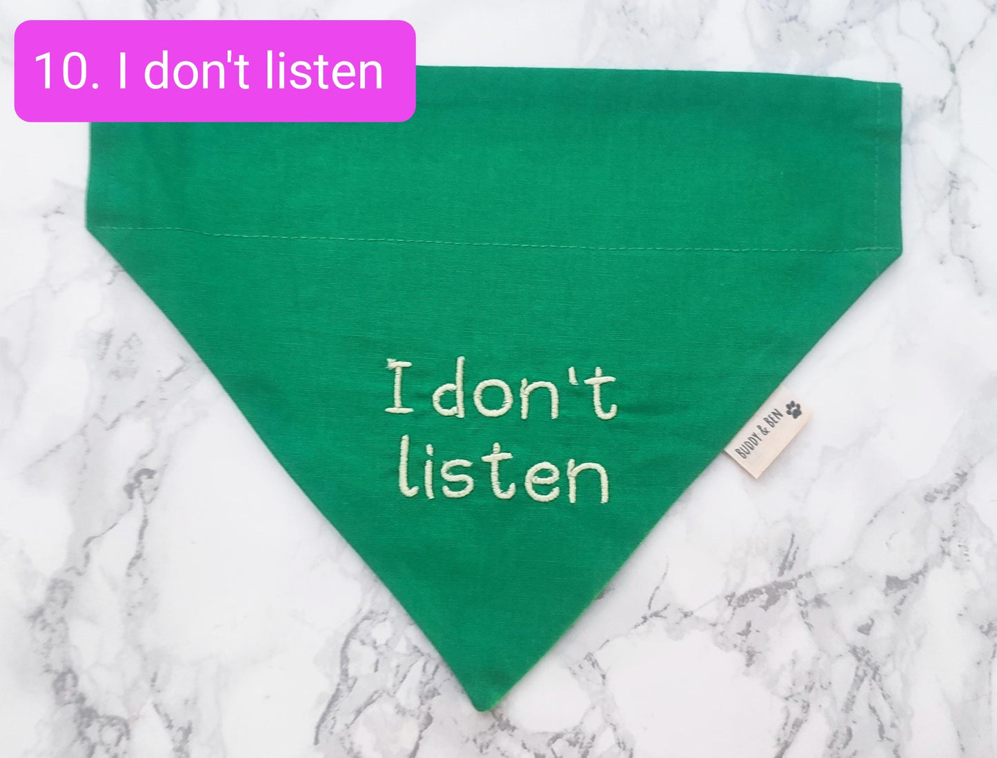 CLEARANCE Dog bandanas - Size M - M size dog bandana bundles -over the collar bandana