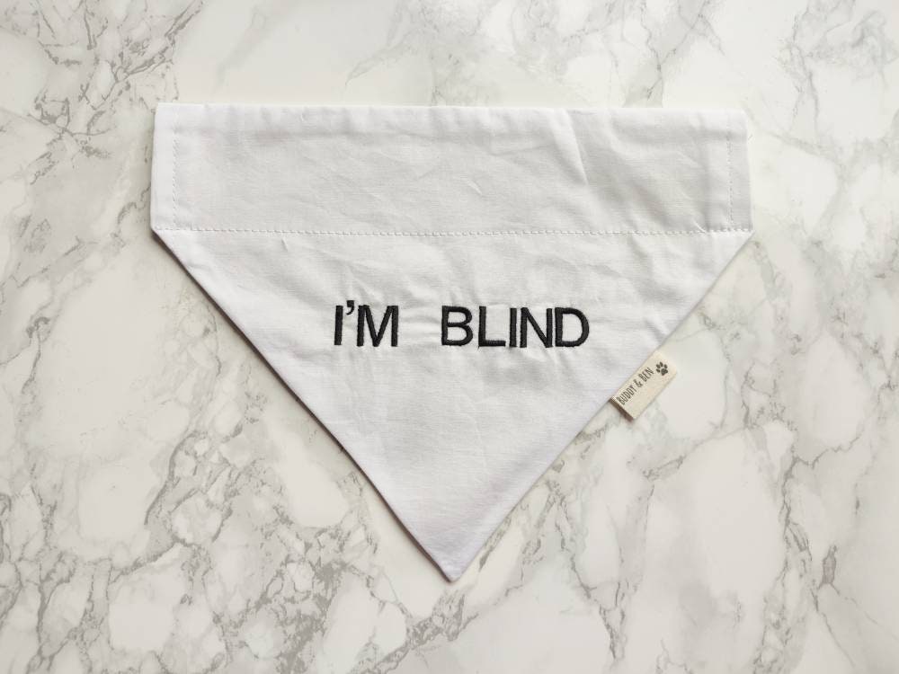 Deaf/Blind dog bandana - dog warning dog bandana