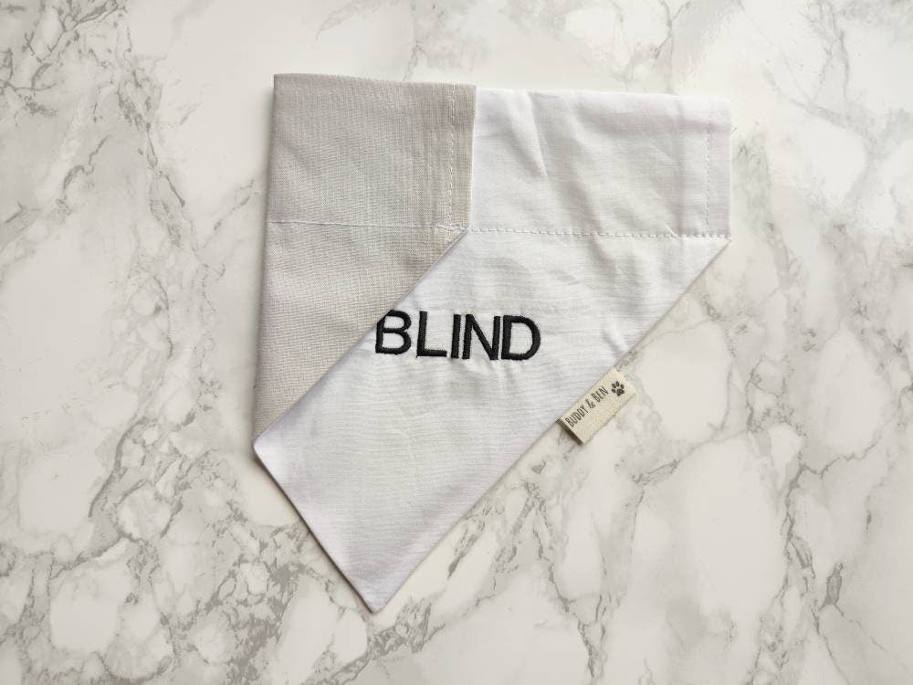 Deaf/Blind dog bandana - dog warning dog bandana