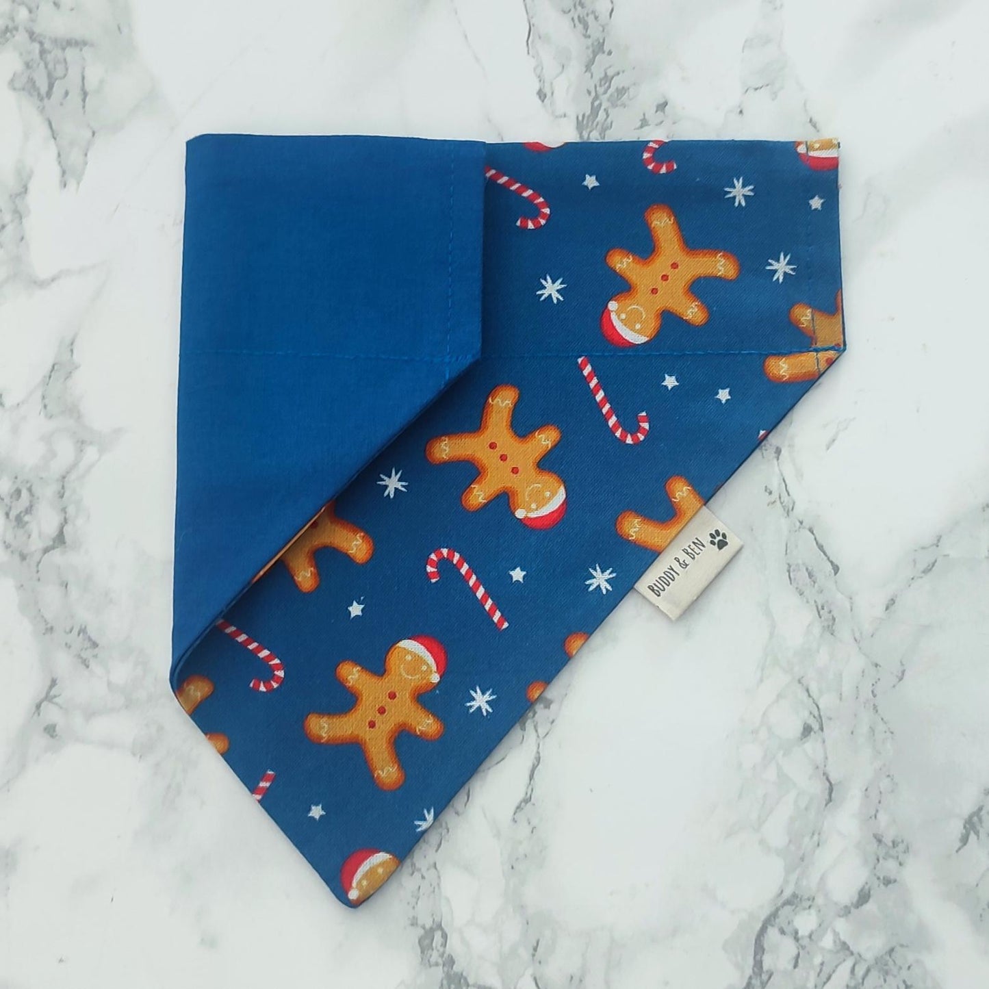 Gingerbread Dog bandana - christmas dog bandana