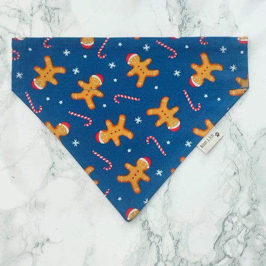 Gingerbread Dog bandana - christmas dog bandana