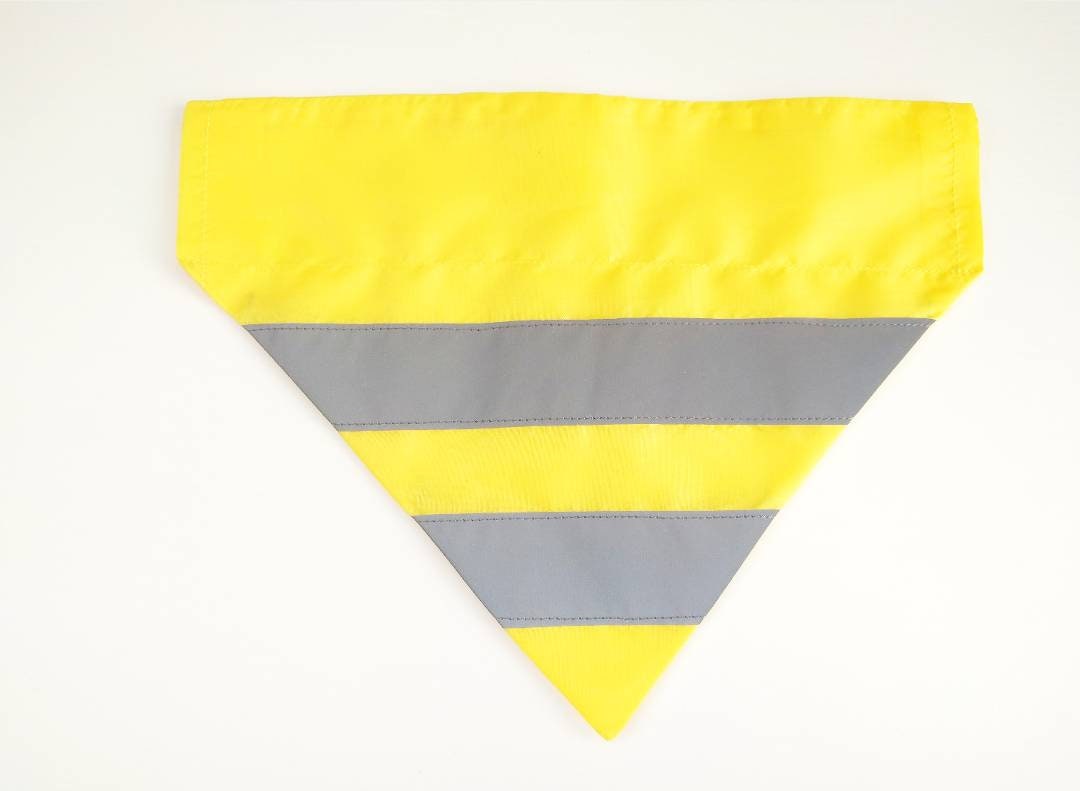 Reflective, Road Safety Bandana - be seen in the dark. Available in 4 colours
